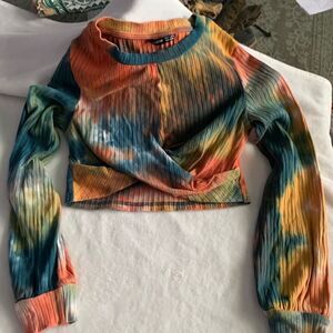 Shein tie dye top